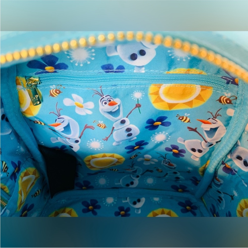 Olaf Themed Blue Backpack